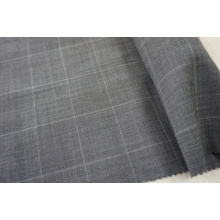 Gry Plaid tecido de lã para Suit